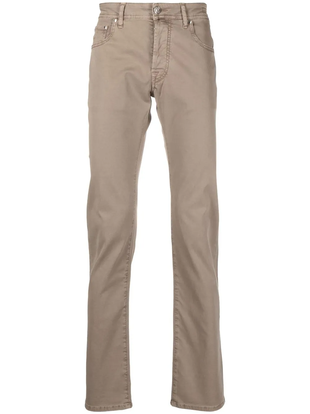 

Jacob Cohën straight-leg chino trousers - Brown