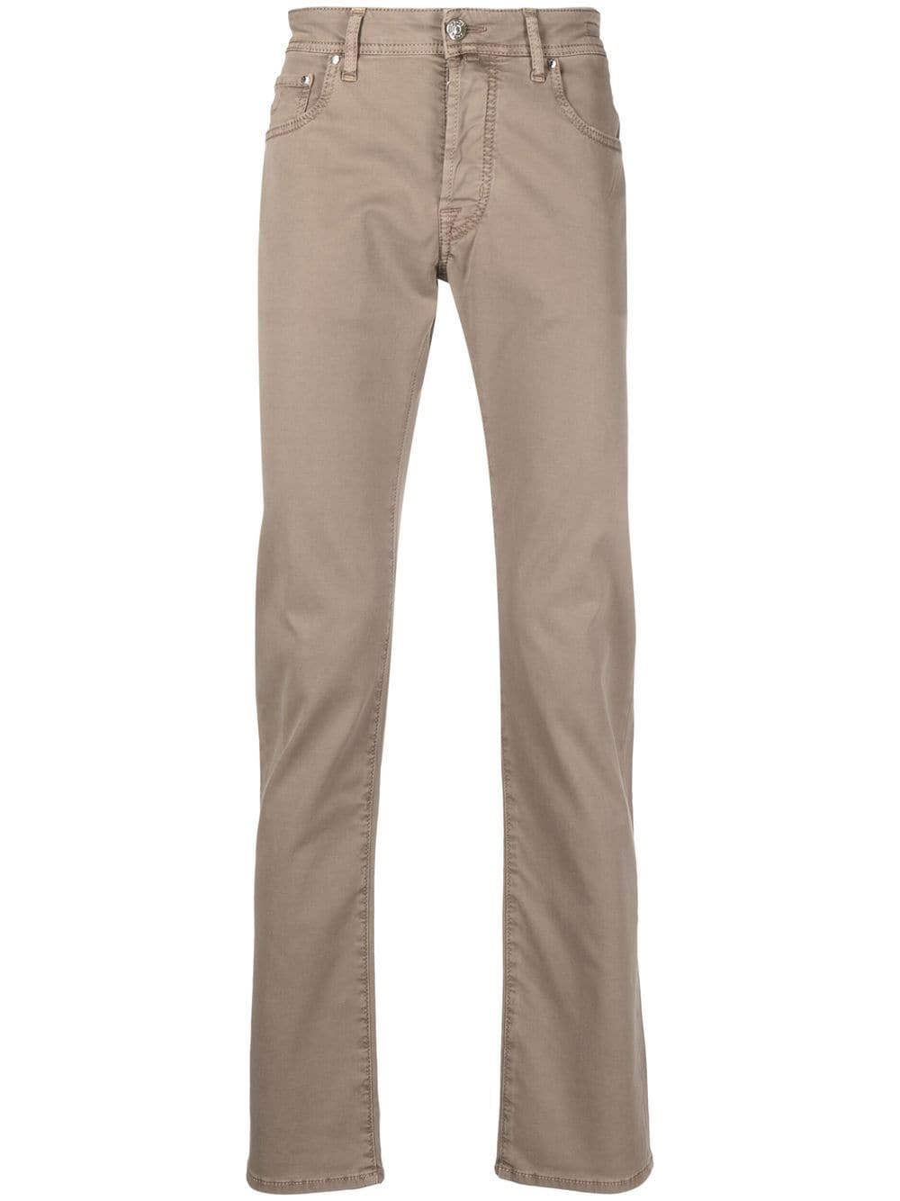 JACOB COHEN STRAIGHT-LEG CHINO TROUSERS