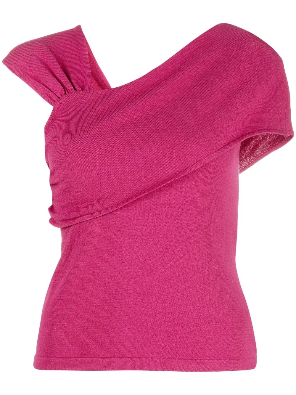 

Federica Tosi asymmetric-neck sleeveless top - Rosado