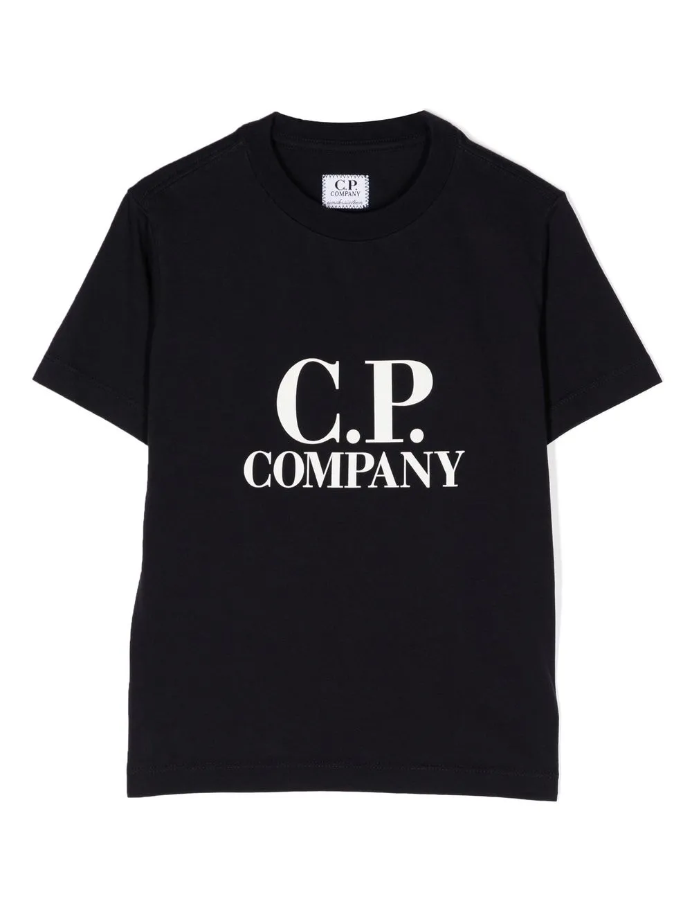 

C.P. Company Kids playera con logo estampado - Azul