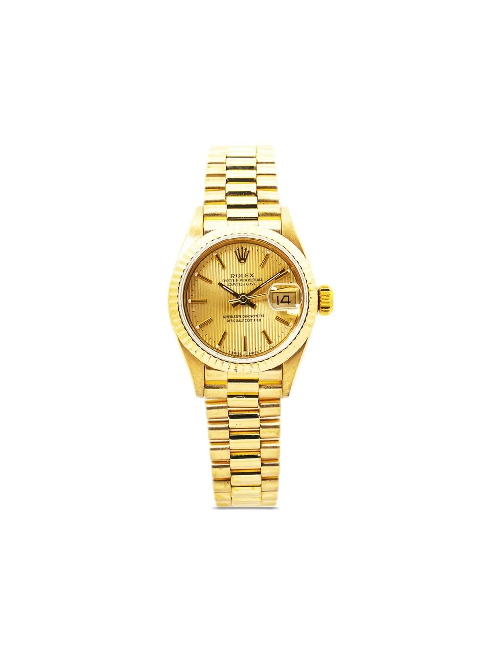 

Rolex reloj Datejust de 26mm pre-owned - Amarillo