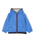 Moncler Enfant hooded zip-up jacket - Blue