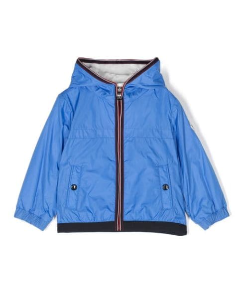 Moncler Enfant hooded zip-up jacket 