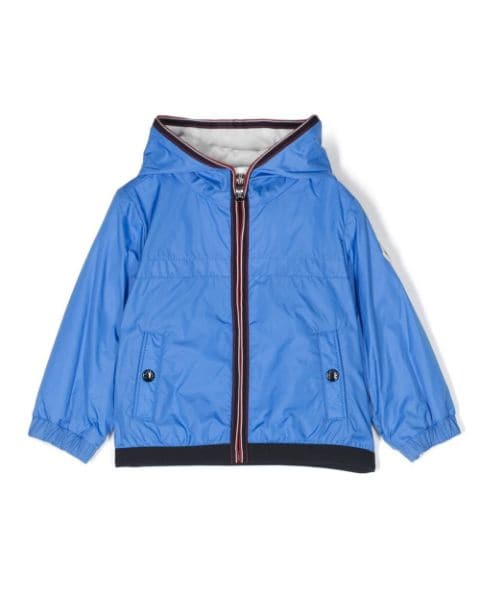 hooded zip-up jacket 