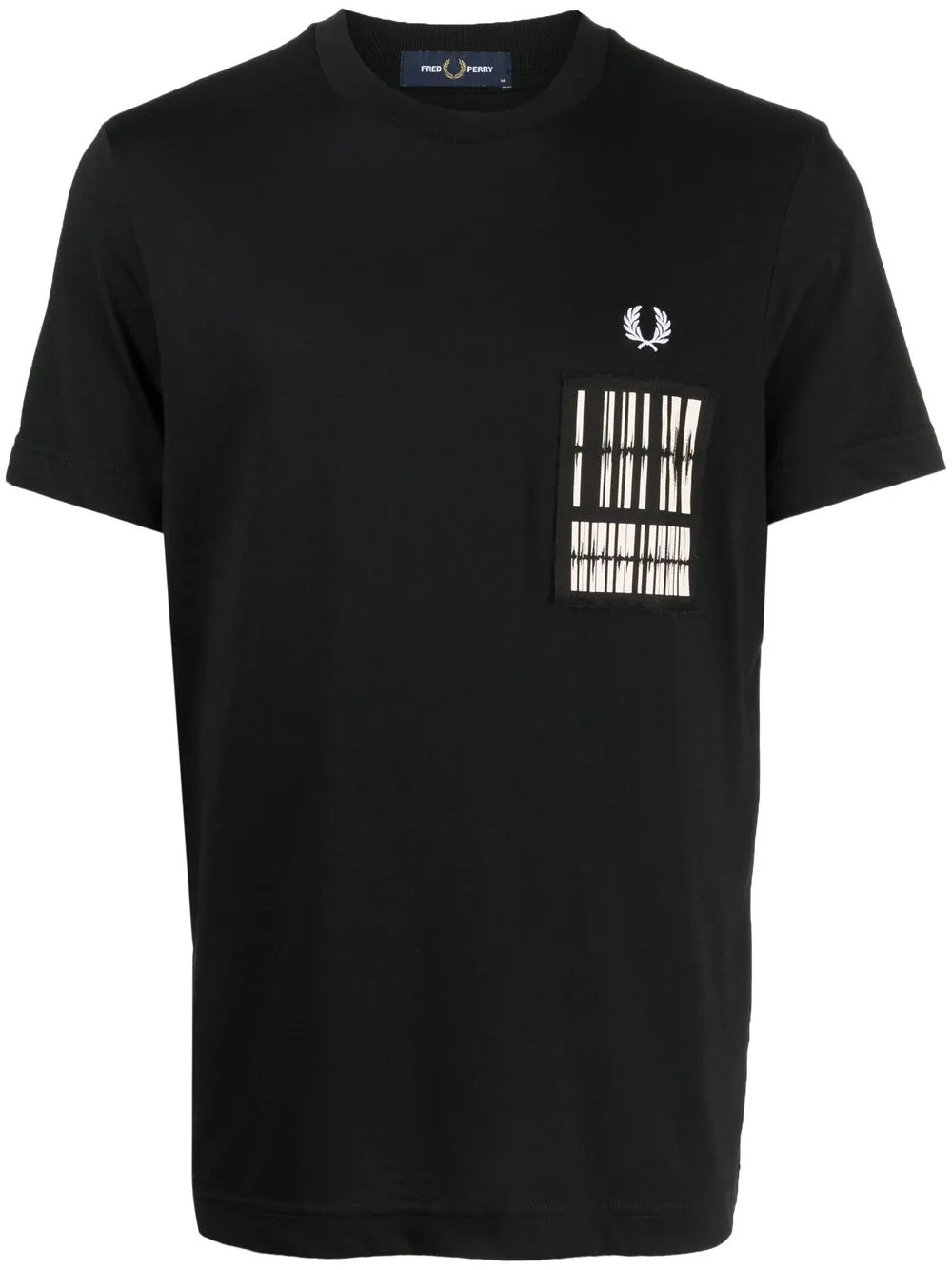 

Fred Perry playera con parche Soundwave - Negro