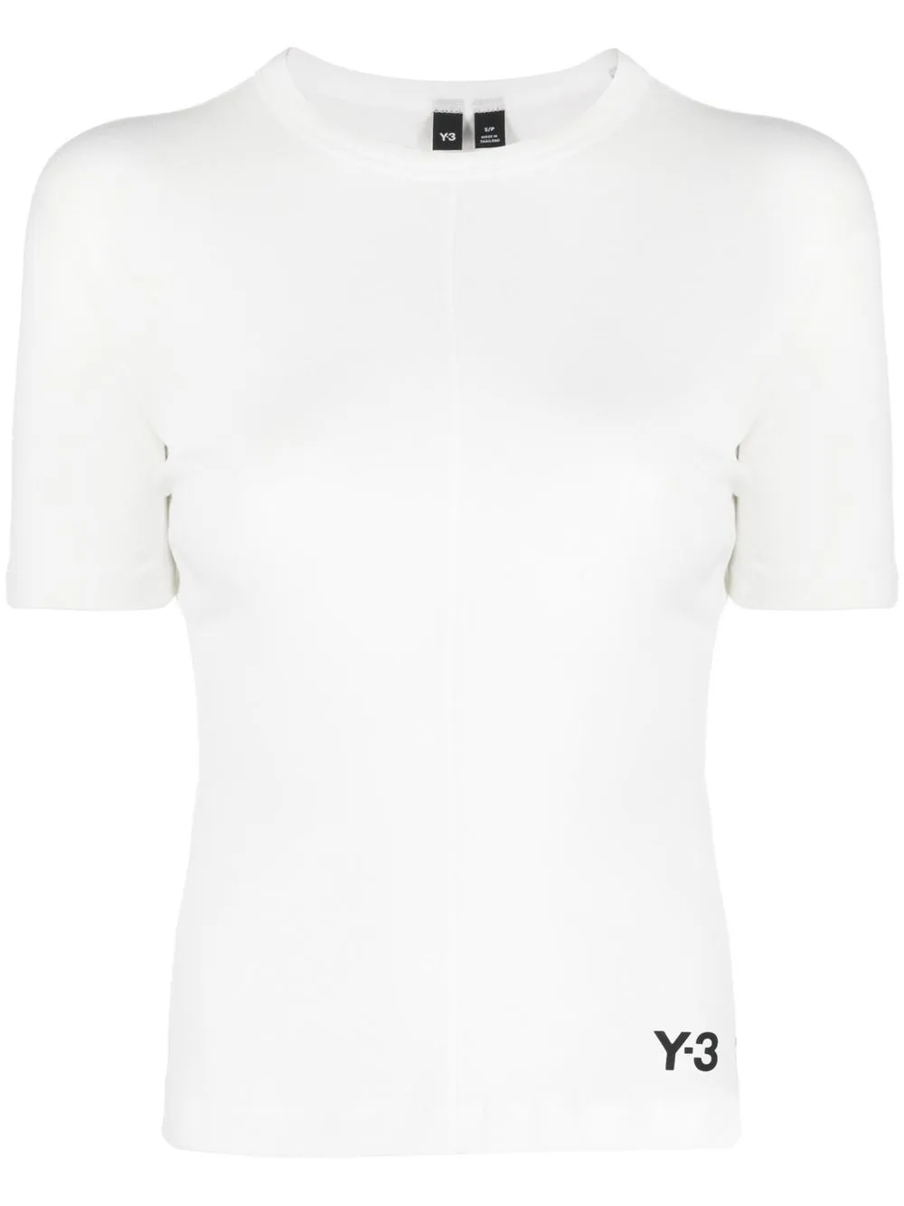 

Y-3 short-sleeve organic-cotton top - White