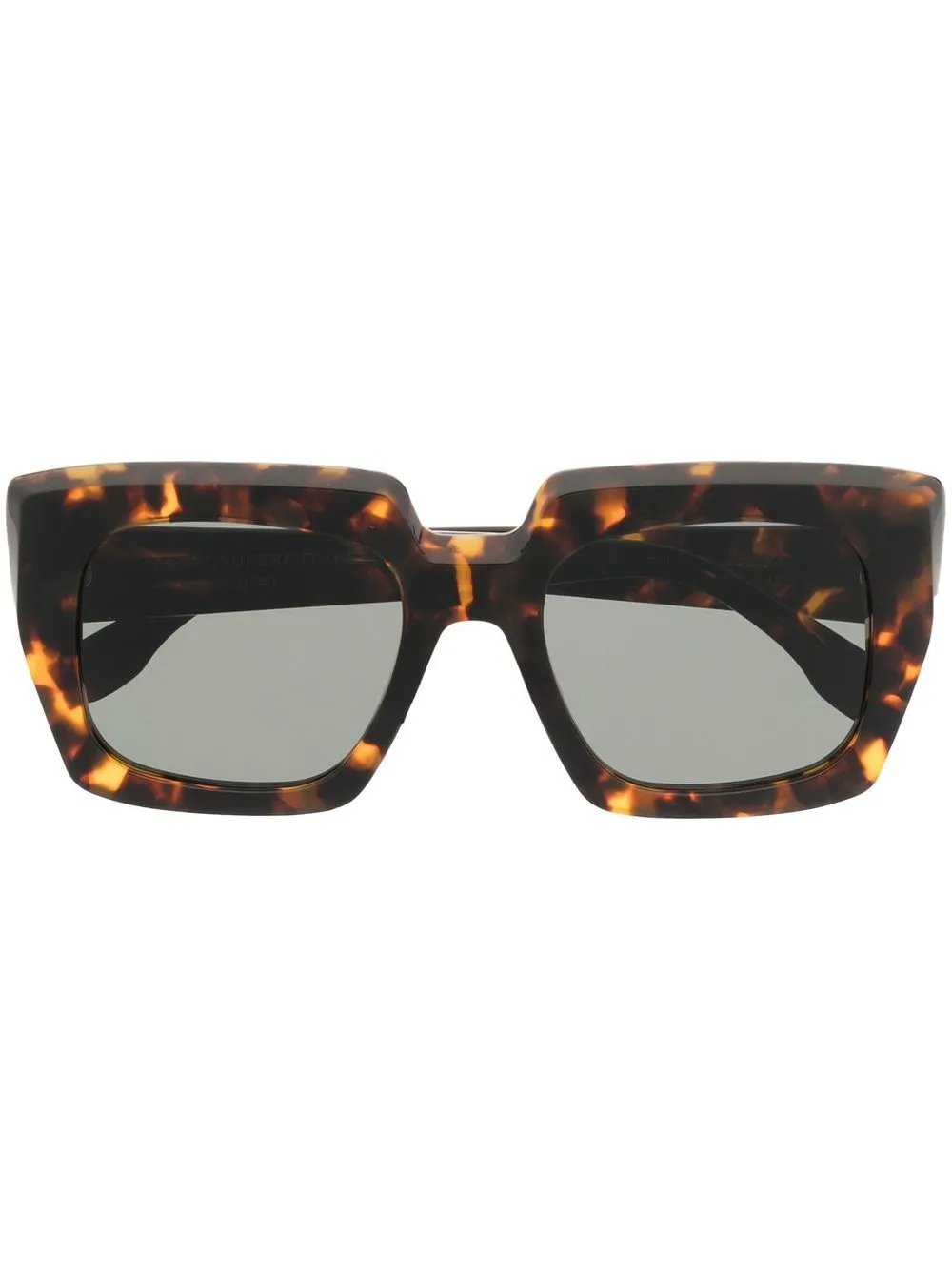 Retrosuperfuture tortoiseshell-effect square-frame sunglasses | Brown | Image 1