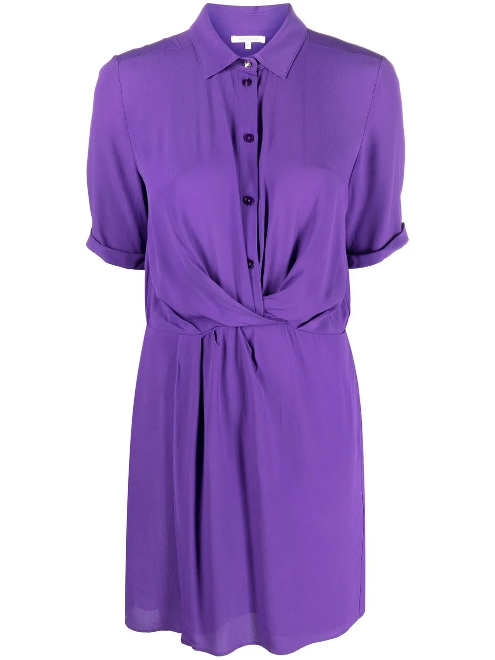 

Patrizia Pepe vestido camisero con botones - Morado