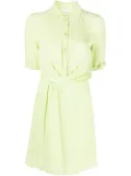 Patrizia Pepe button down shirt dress - Green