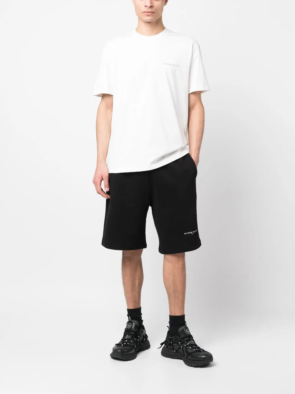 Ih Nom Uh Nit T-shirt met logoprint - Wit
