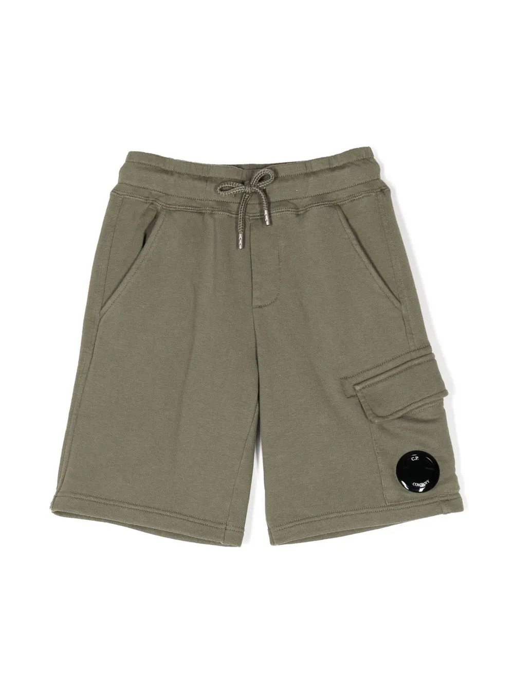 

C.P. Company Kids shorts con cordones - Verde