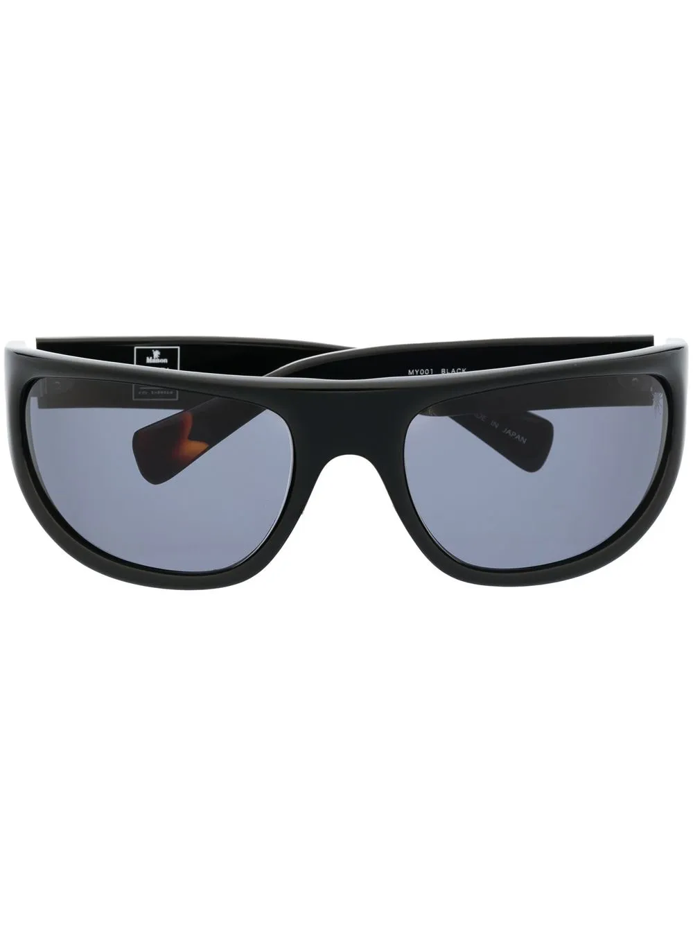 

Maison Mihara Yasuhiro x BLANC round-frame sunglasses - Black