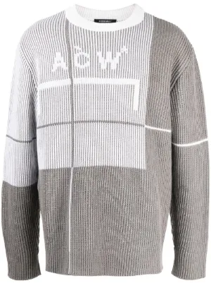 a-cold-wall ニット A-COLD-WALL* Men's Gradient Sweater in Onyx A-Cold-Wall*