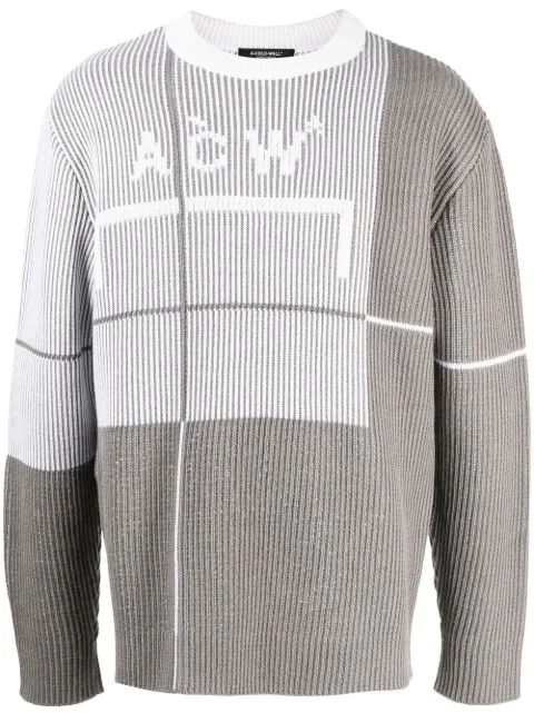 A-COLD-WALL* suéter con cuello redondo