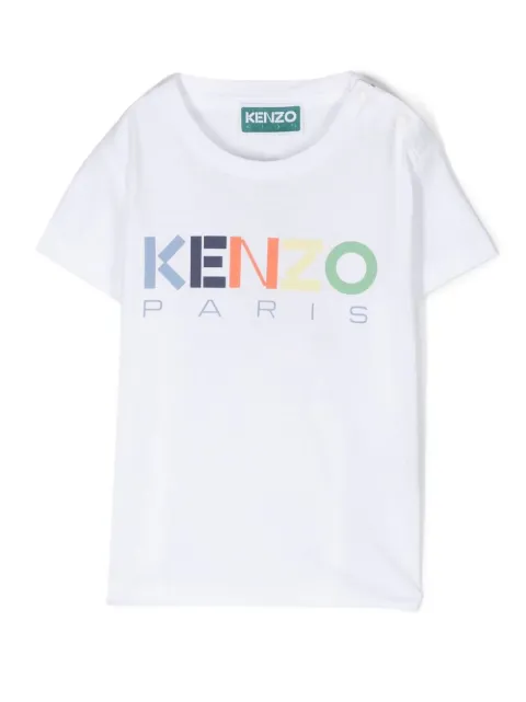 Kenzo Kids - logo print t-shirt