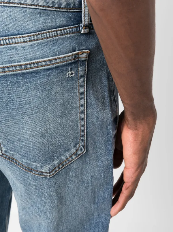 rag & bone RB10X ストレートデニム サイズ30 Rag & Bone ストレートジーンズ | ブルー | FARFETCH JP