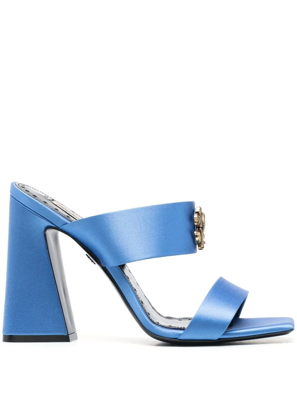 

Roberto Cavalli 120mm logo-plaque sandals - Blue