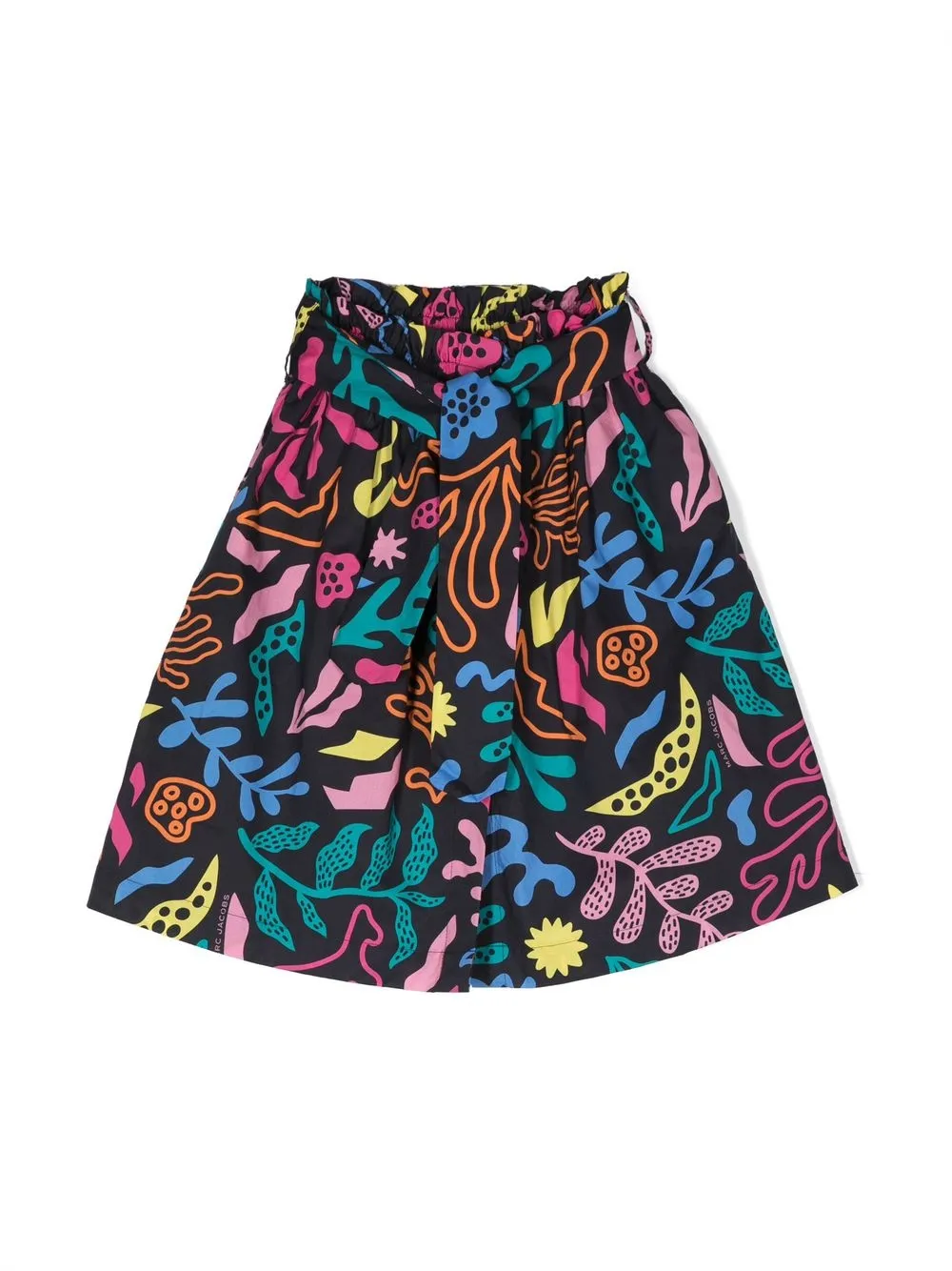 

Marc Jacobs Kids coral-print flared skirt - Blue