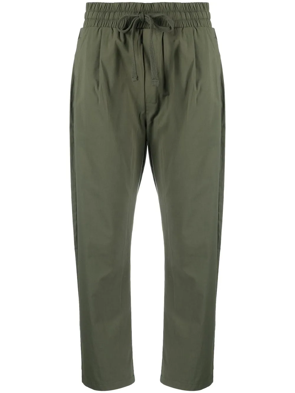 

Thom Krom tapered-leg cropped trousers - Green