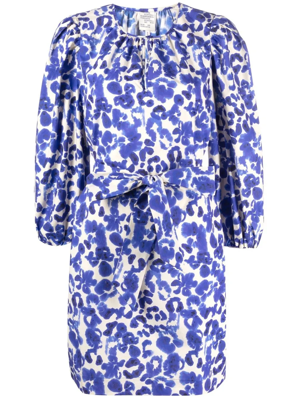 

Baum Und Pferdgarten abstract-print mini dress - Blue