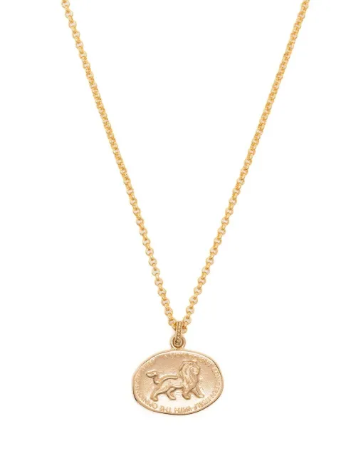 Collier à médaillon lion - DOWER AND HALL - Modalova