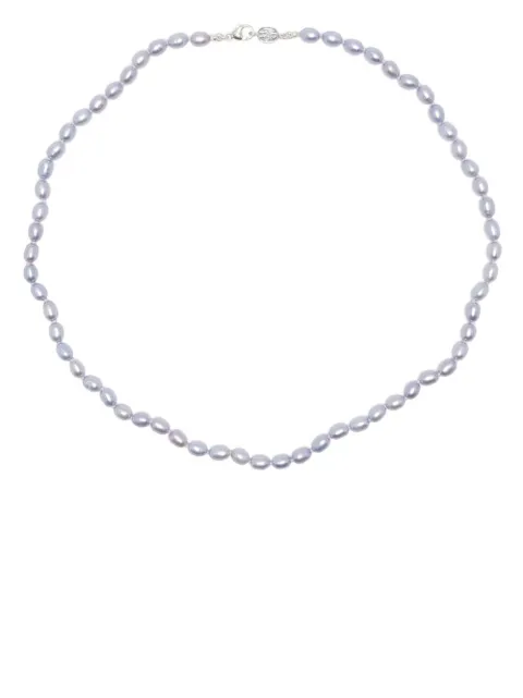 DOWER AND HALL oval pearl necklace