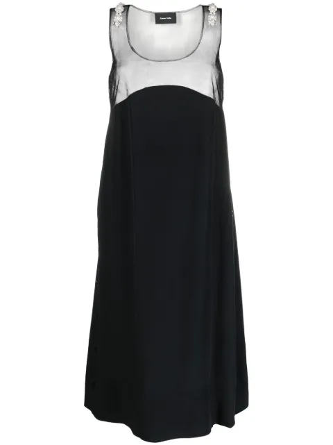 Simone Rocha faux pearl-embellished dress