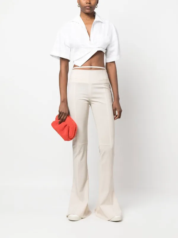 Themoirè Gea Re-Fur クラッチバッグ | オレンジ | FARFETCH JP