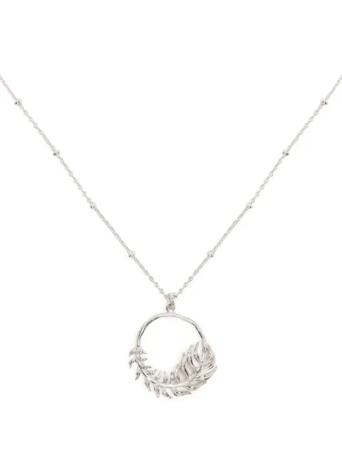 DOWER AND HALL Angel Feather pendant necklace
