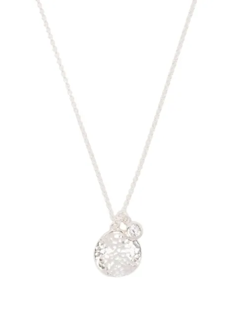 DOWER AND HALL white topaz pendant necklace