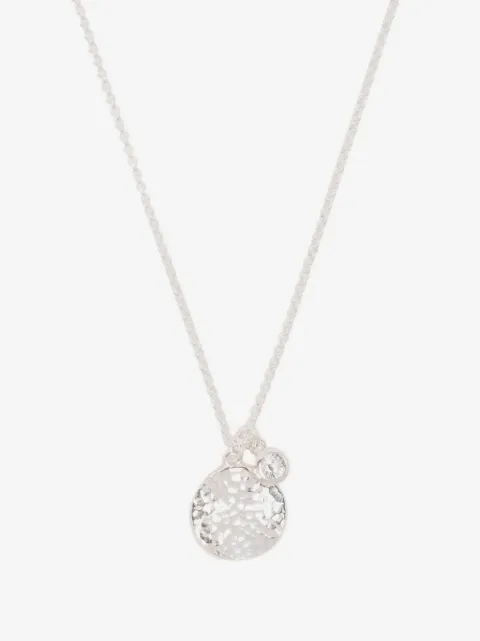 DOWER AND HALL collar con dije de topacio