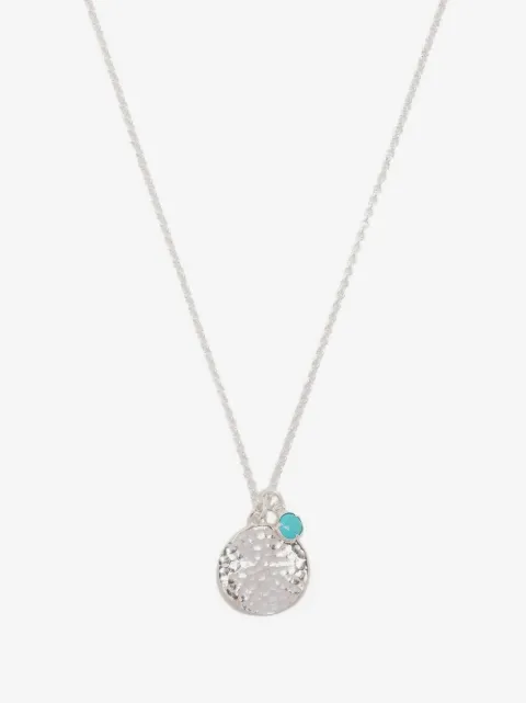 DOWER AND HALL turquoise-embellished pendant necklace