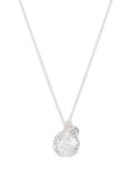 DOWER AND HALL topaz-embellished pendant necklace - Silver