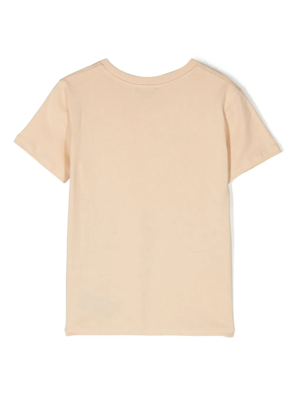 Balmain Kids T-shirt met logoprint - Beige