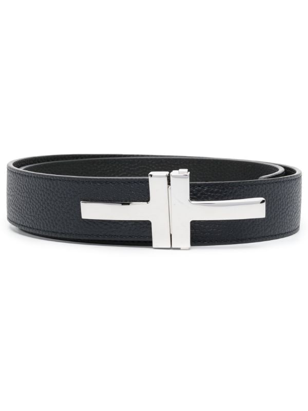 TOM FORD logo-buckle Leather Belt - Farfetch