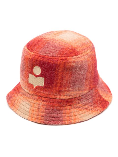 ISABEL MARANT Haley checked bucket hat Women