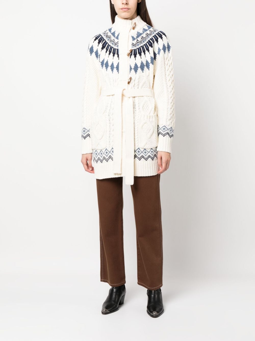 Image 2 of Polo Ralph Lauren argyle-intarsia knit cardigan