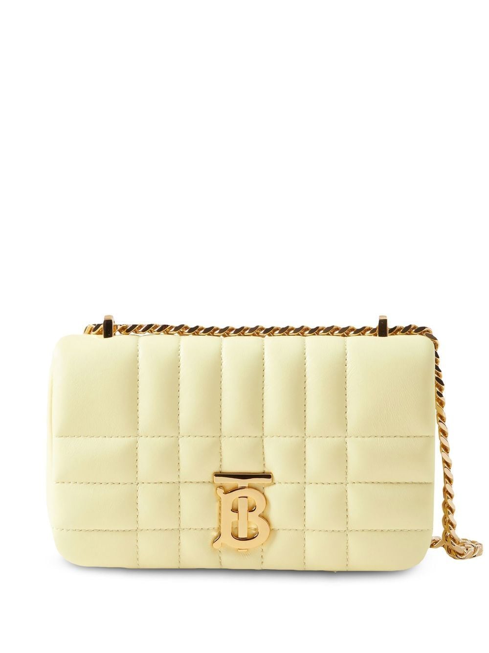 

Burberry logo-plaque quilted shoulder bag - Yellow