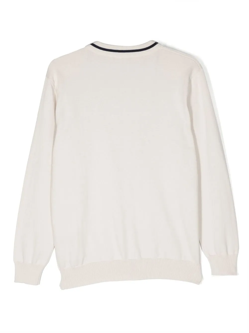 

Balmain Kids stripe-detail cardigan - Neutrals