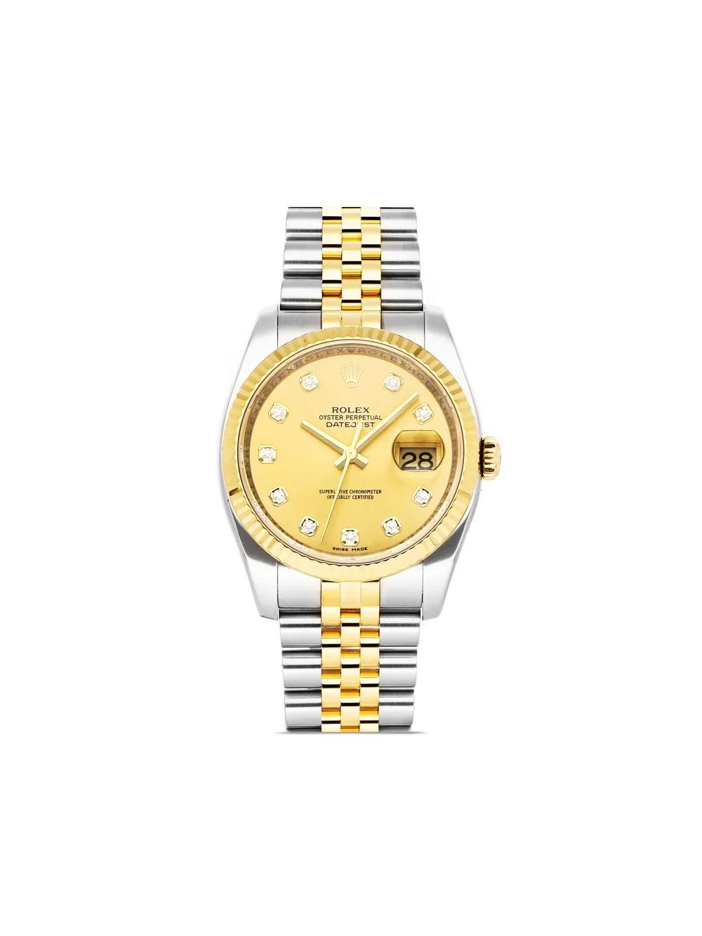 

Rolex 2008 pre-owned Datejust 36mm - Gold