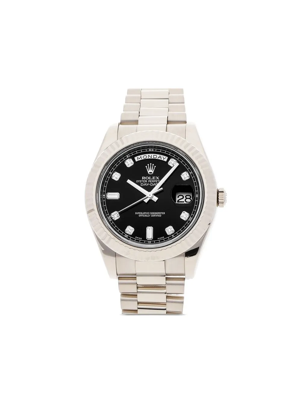 

Rolex 2008 pre-owned Day-Date II 41mm - Black