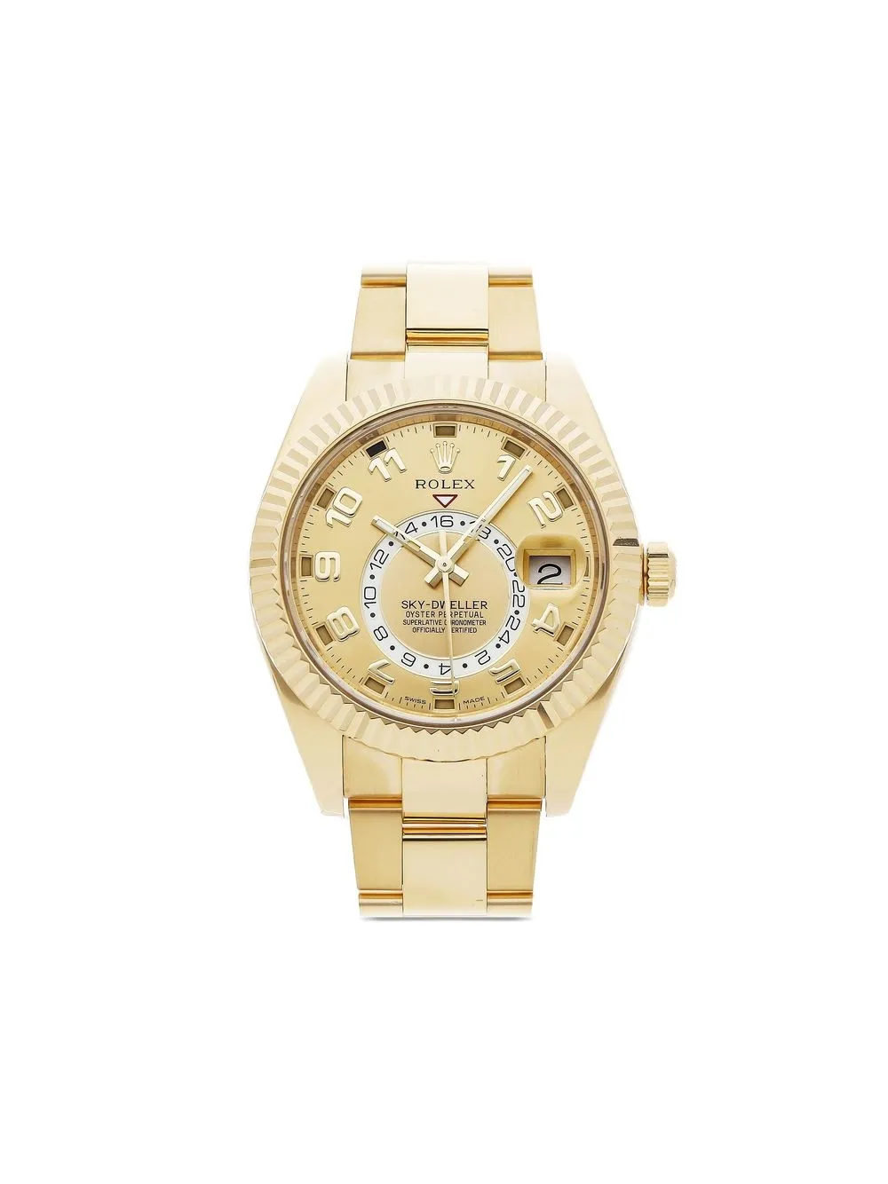 

Rolex 2014 pre-owned Sky-Dweller 42mm - Gold