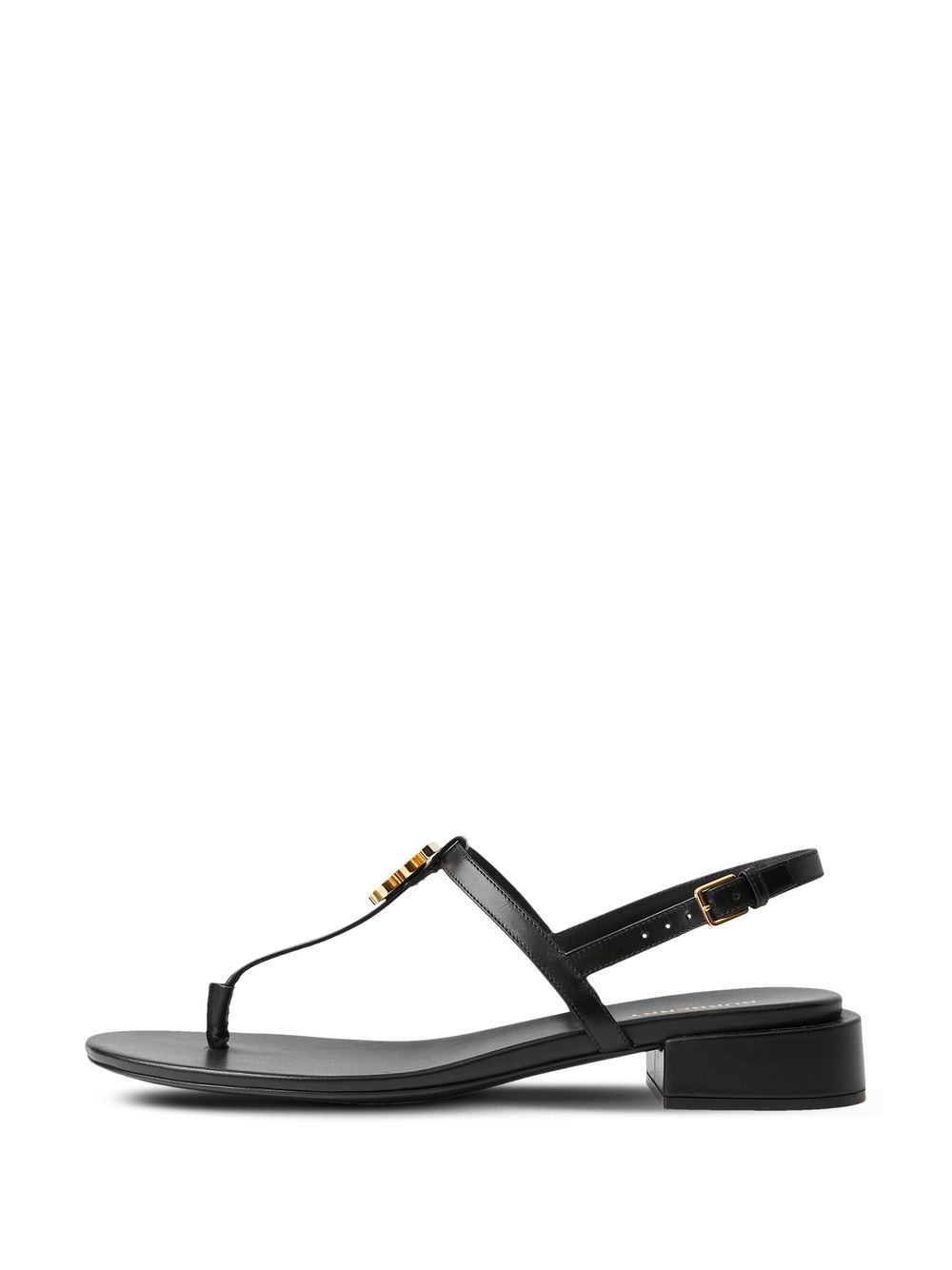 Burberry Monogram Motif Leather Sandal - ShopStyle