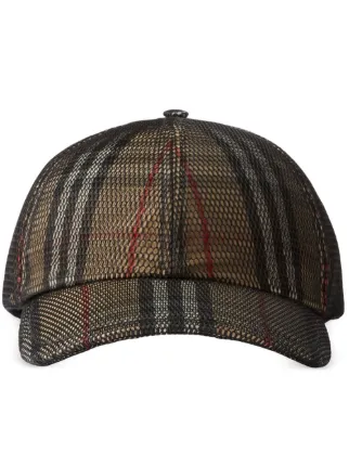 BURBERRY  BASEBALL CAP メッシュ BURBERRY BASEBALL CAP メッシュ Buy Burberry Neutral Mesh