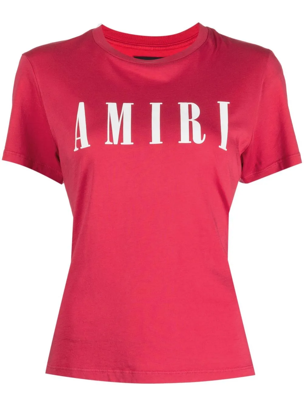 

AMIRI logo-print short-sleeved T-shirt - Pink