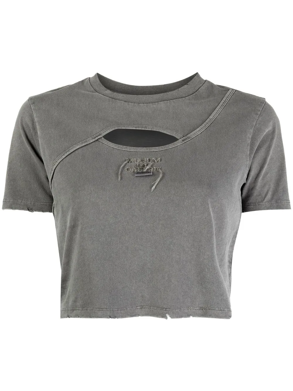 Musium Div. cut-out Cropped Top - Farfetch