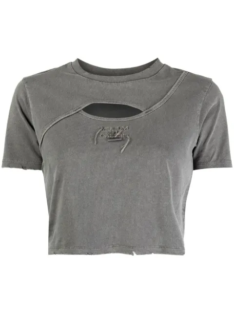 Musium Div. cut-out cropped top