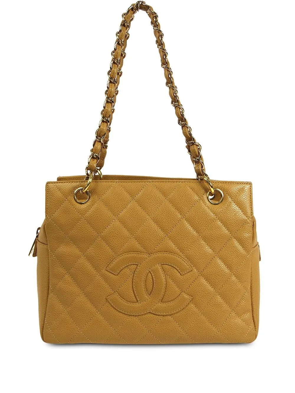 

CHANEL Pre-Owned 2002 Petite Timeless Tote bag - Yellow