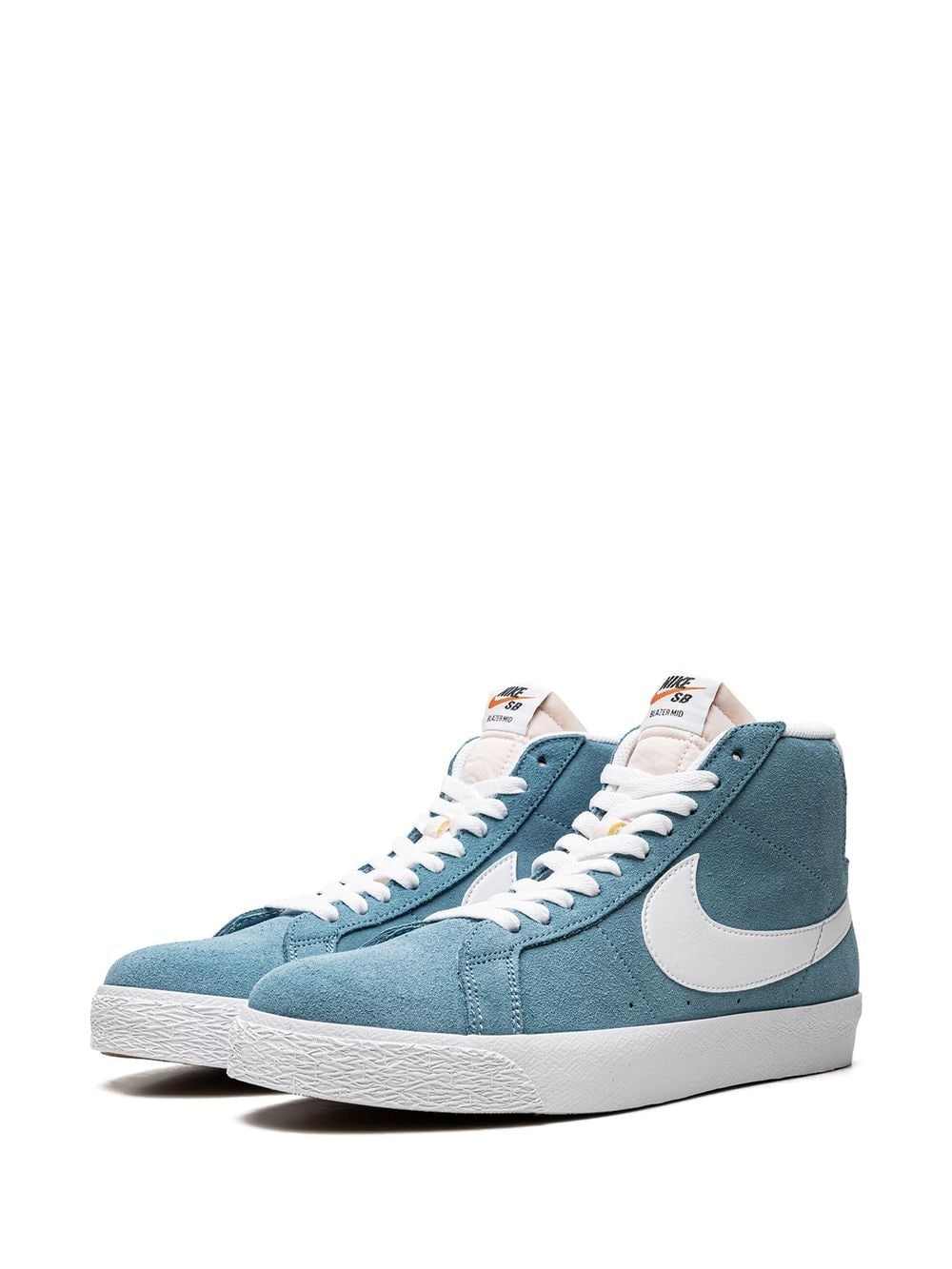 Shop Nike Sb Zoom Blazer Mid "cerulean Blue" Sneakers