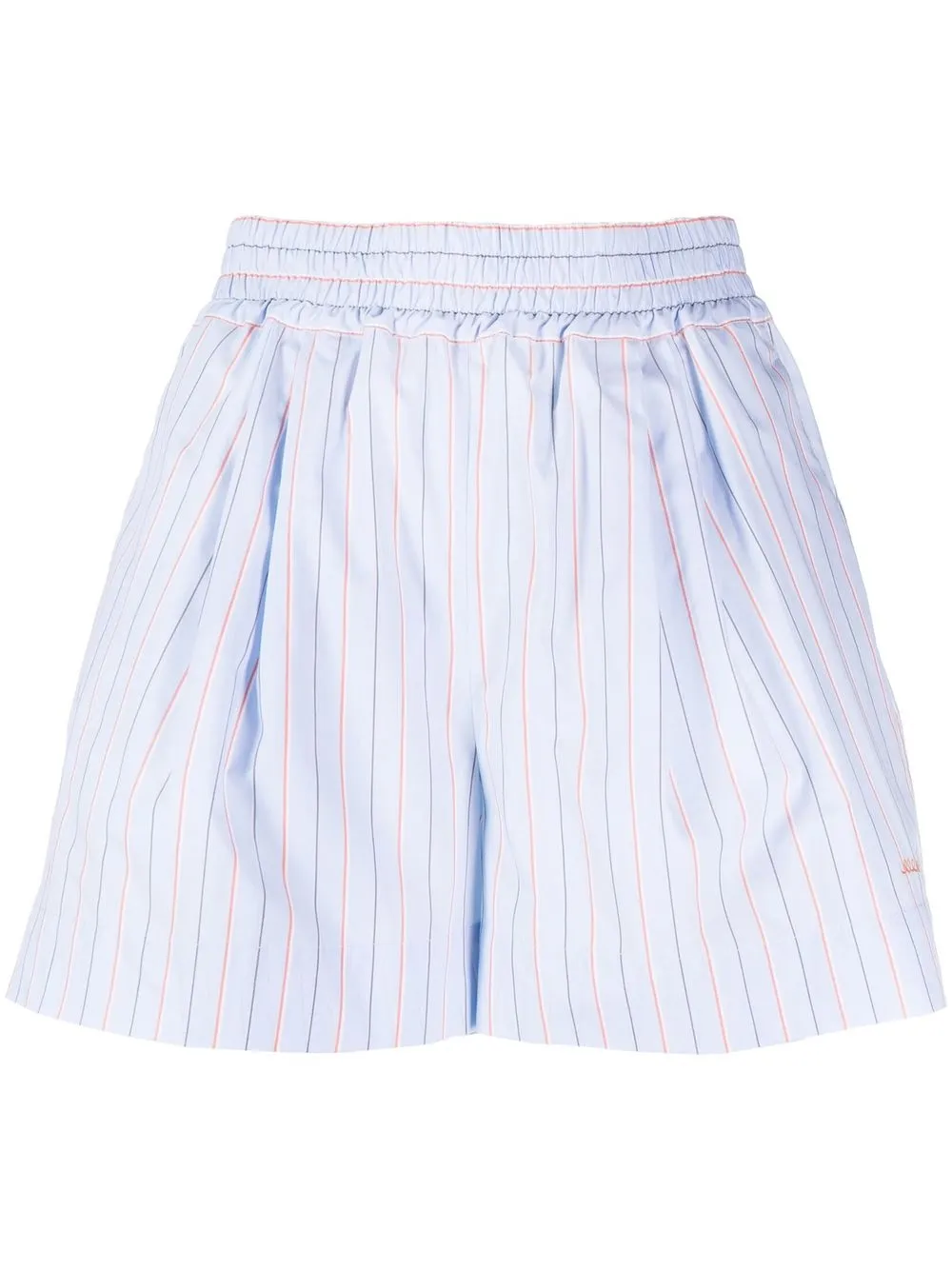 

Marni shorts con motivo de rayas - Azul